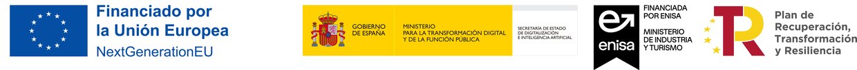 Funded by the European Union NextGenerationEU, Government of Spain, ENISA, Recovery, Transformation and Resilience Plan